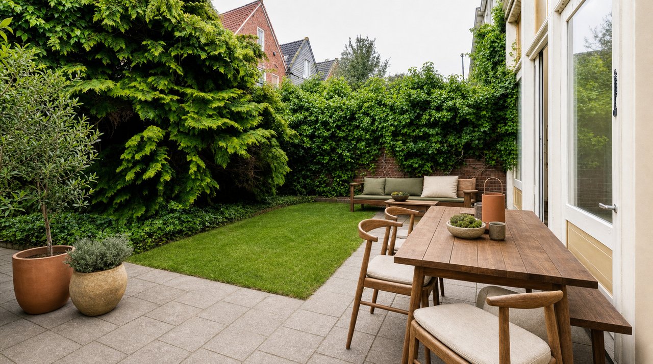 Tuin virtueel ingericht