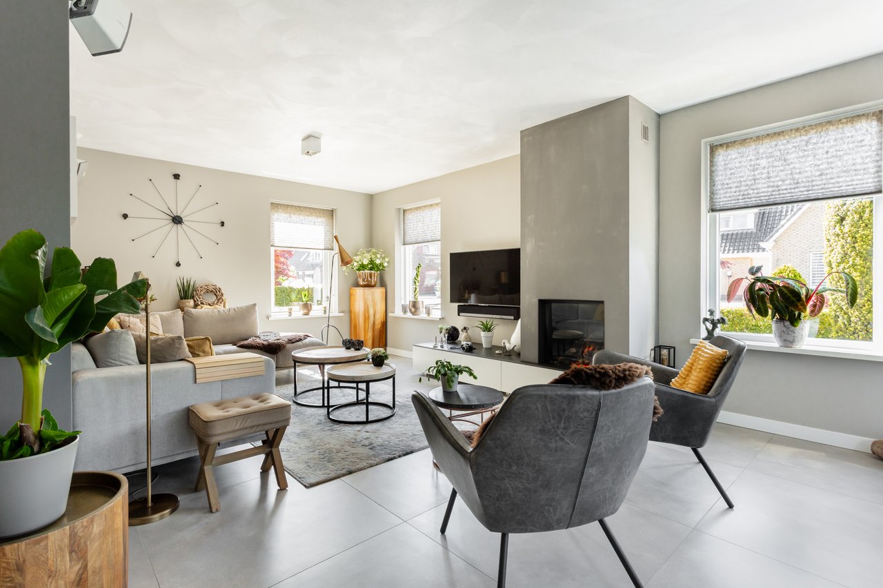 Woonkamer Turflaan 9, Zevenhuizen
