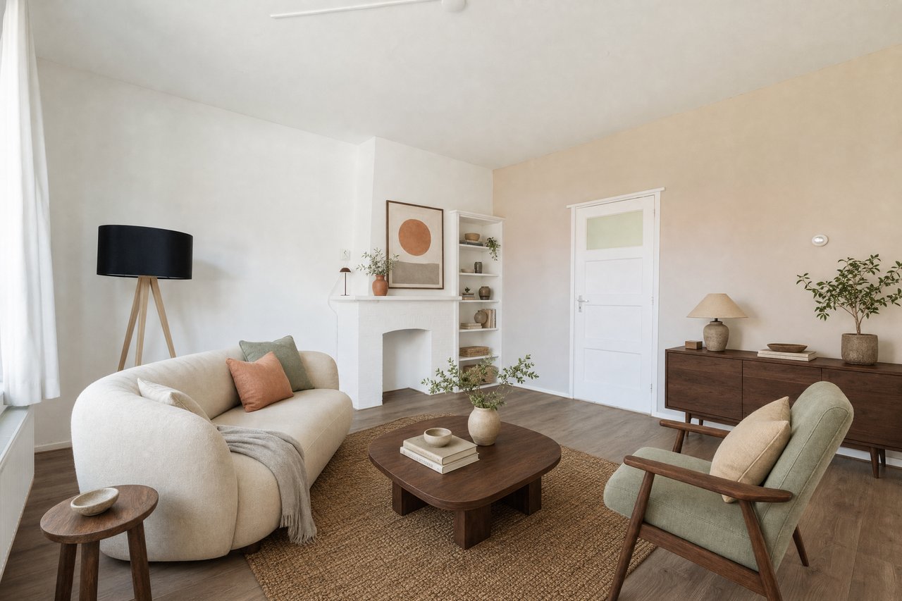 Gestylede ruimte, voorbeeld virtual staging 5