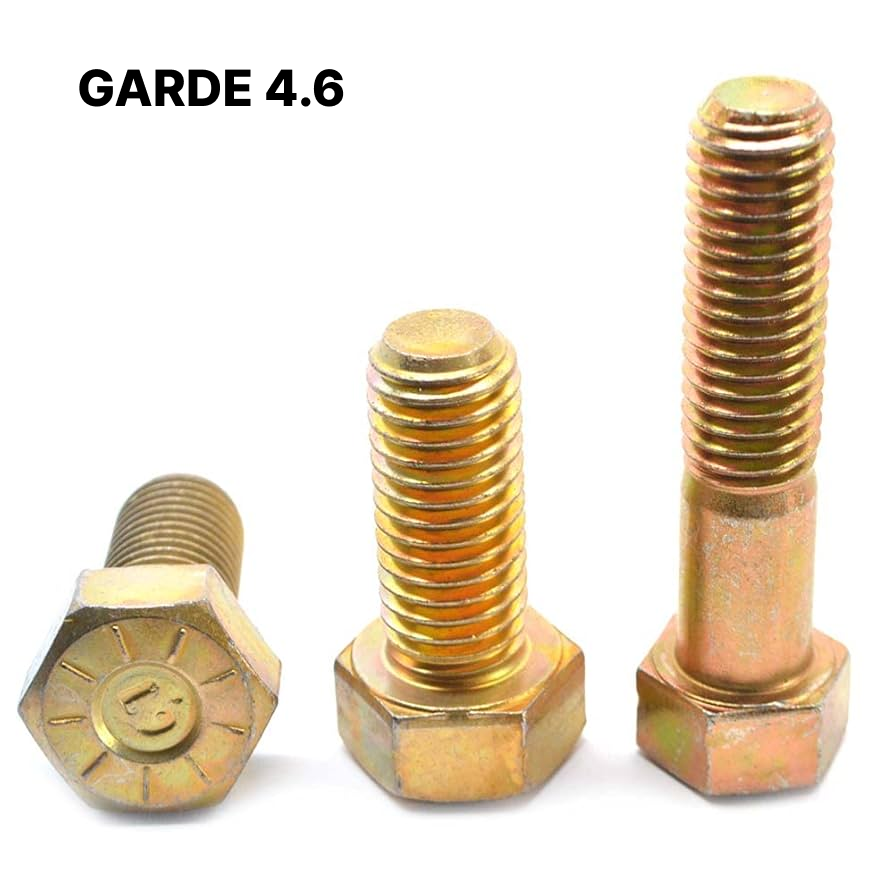 Golden Yellow Plated Nuts & Bolts