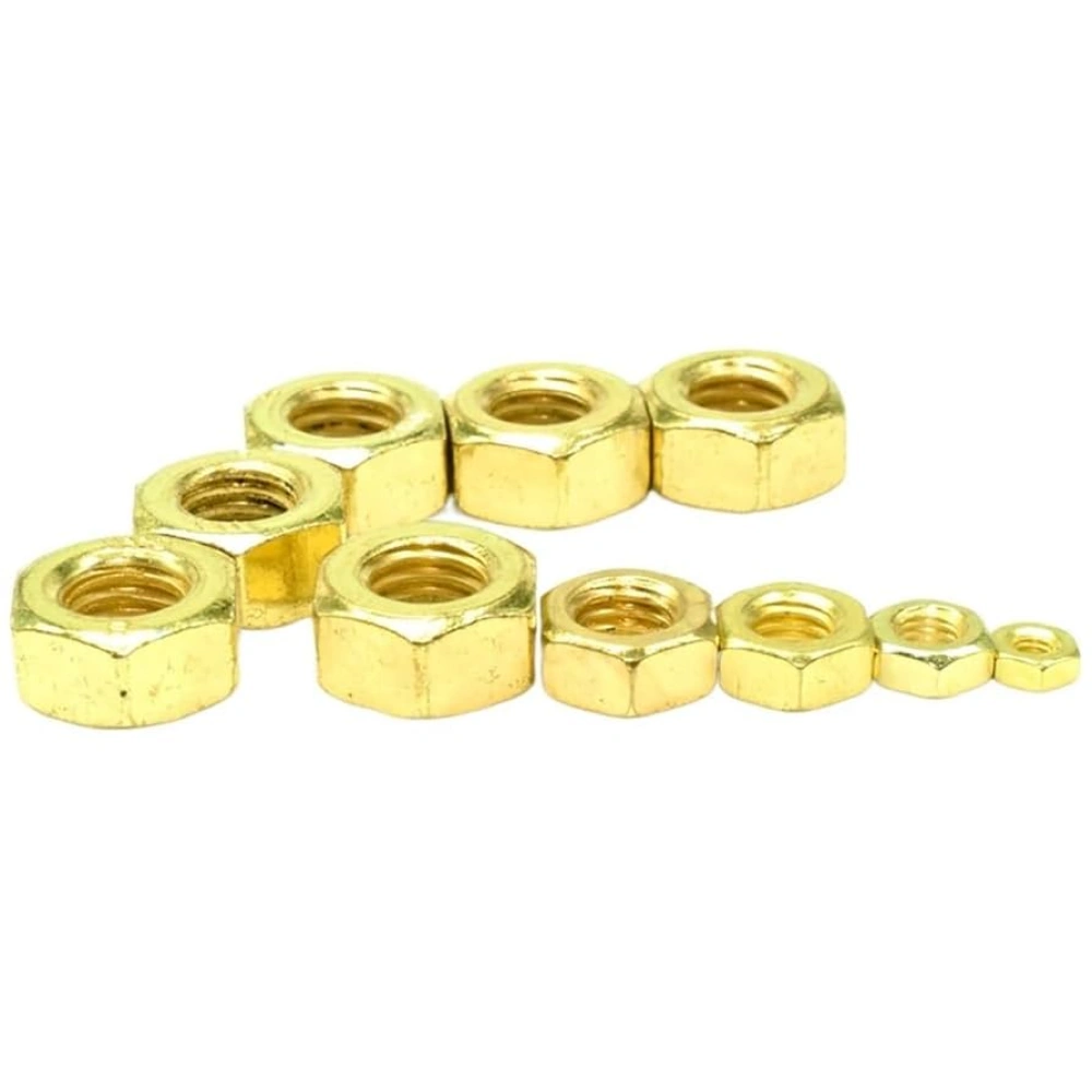 Golden Yellow Plated Nuts & Bolts