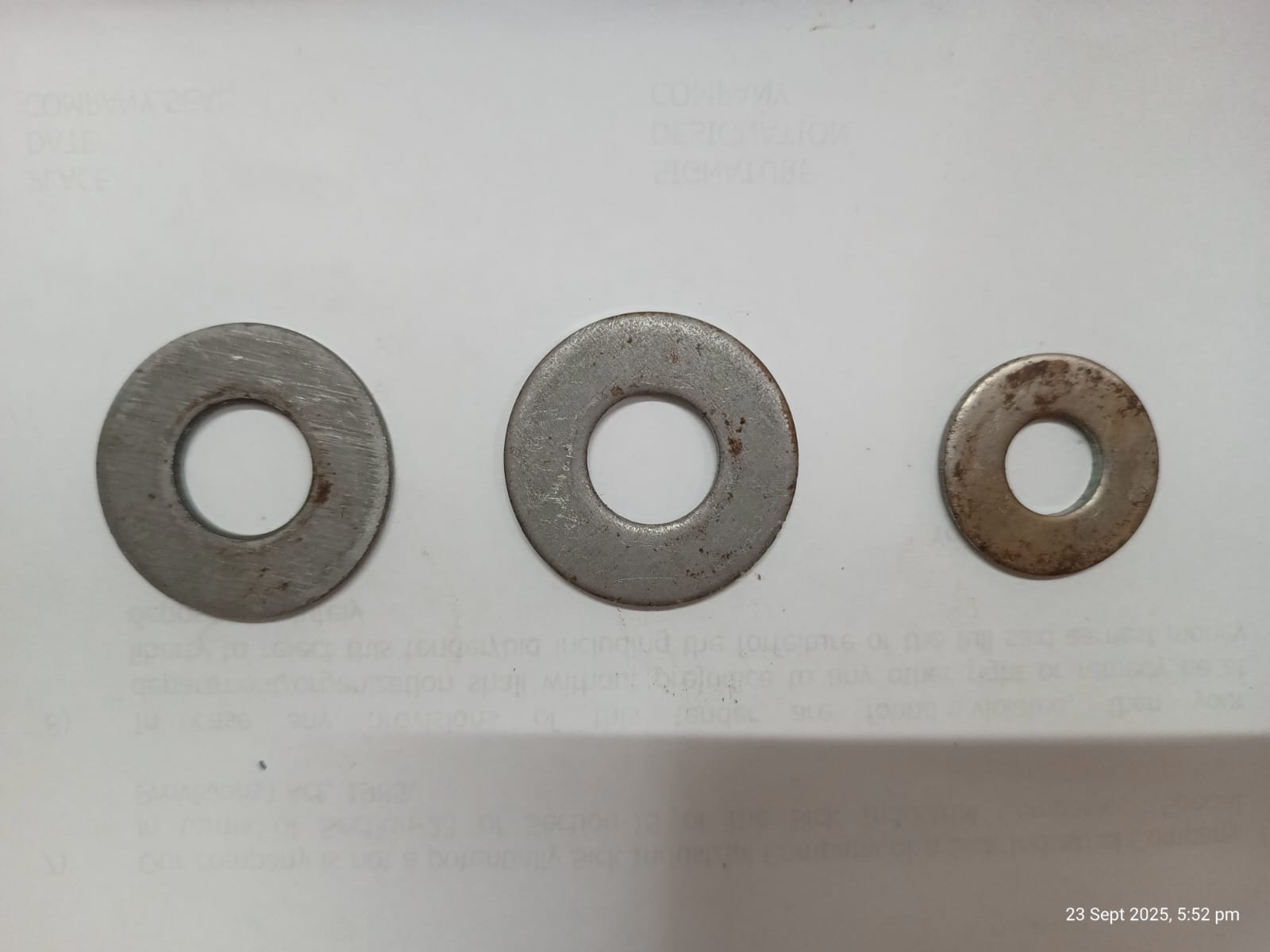MS Round Washer
