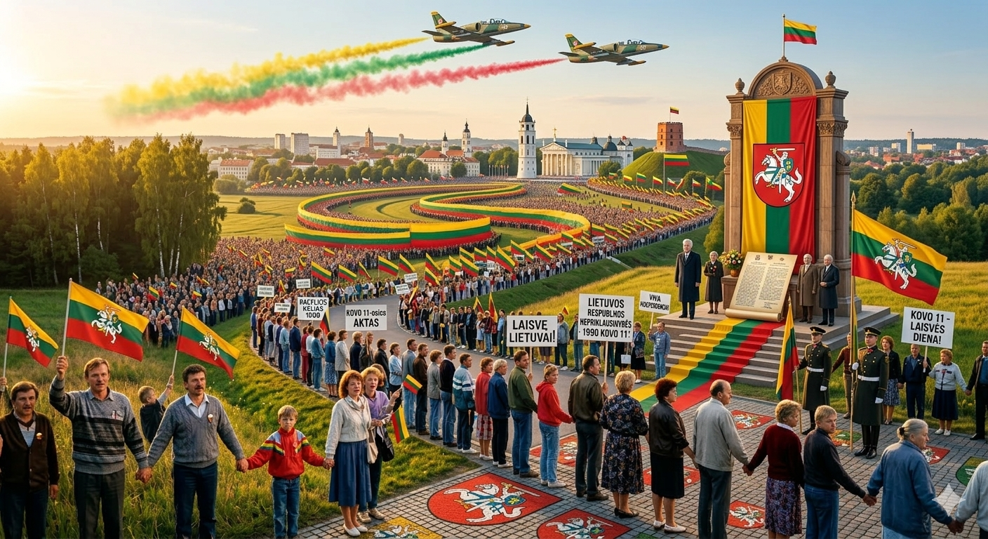 Kovo 11-oji: Lietuvos nepriklausomybės atkūrimo diena