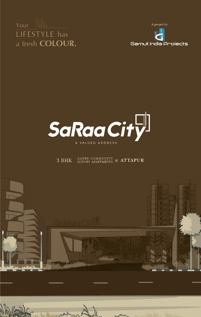 Gamut Saraa City — 3 BHK Apartment for Sale in Narsingi, Hyderabad