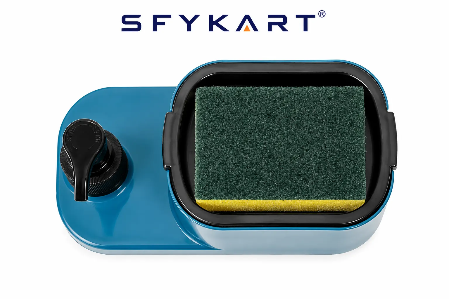 SFYKART 3 In 1 Hand Wash & Soap Dispenser with Sponge Holder view 4