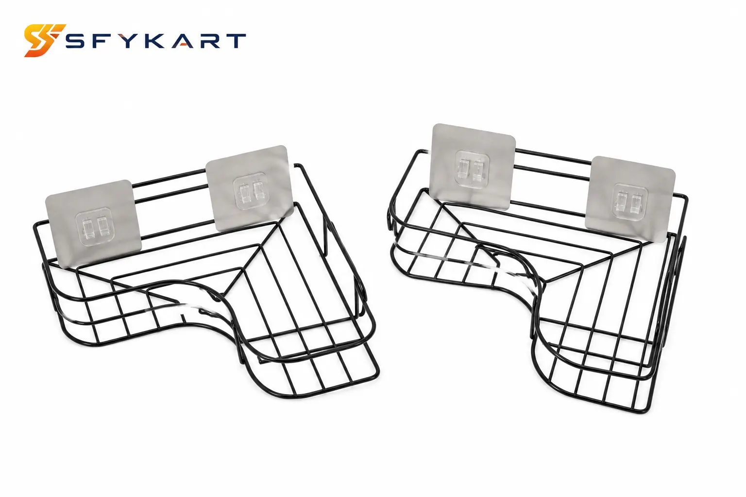 SFYKART  Bathroom L Corner Rack – No Drill Corner Shelf view 4