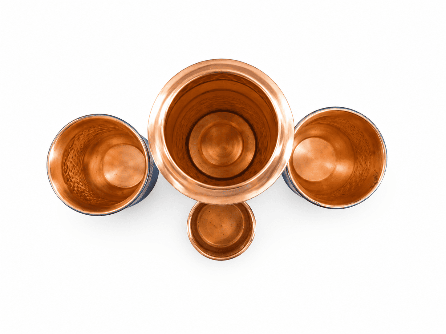 SfyKart Premium Copper Bottle Set 1000ml with 2 Copper Glasses | 99% Copper | Leak Proof | Gift Set | Ayurvedic Water Bottle view 5