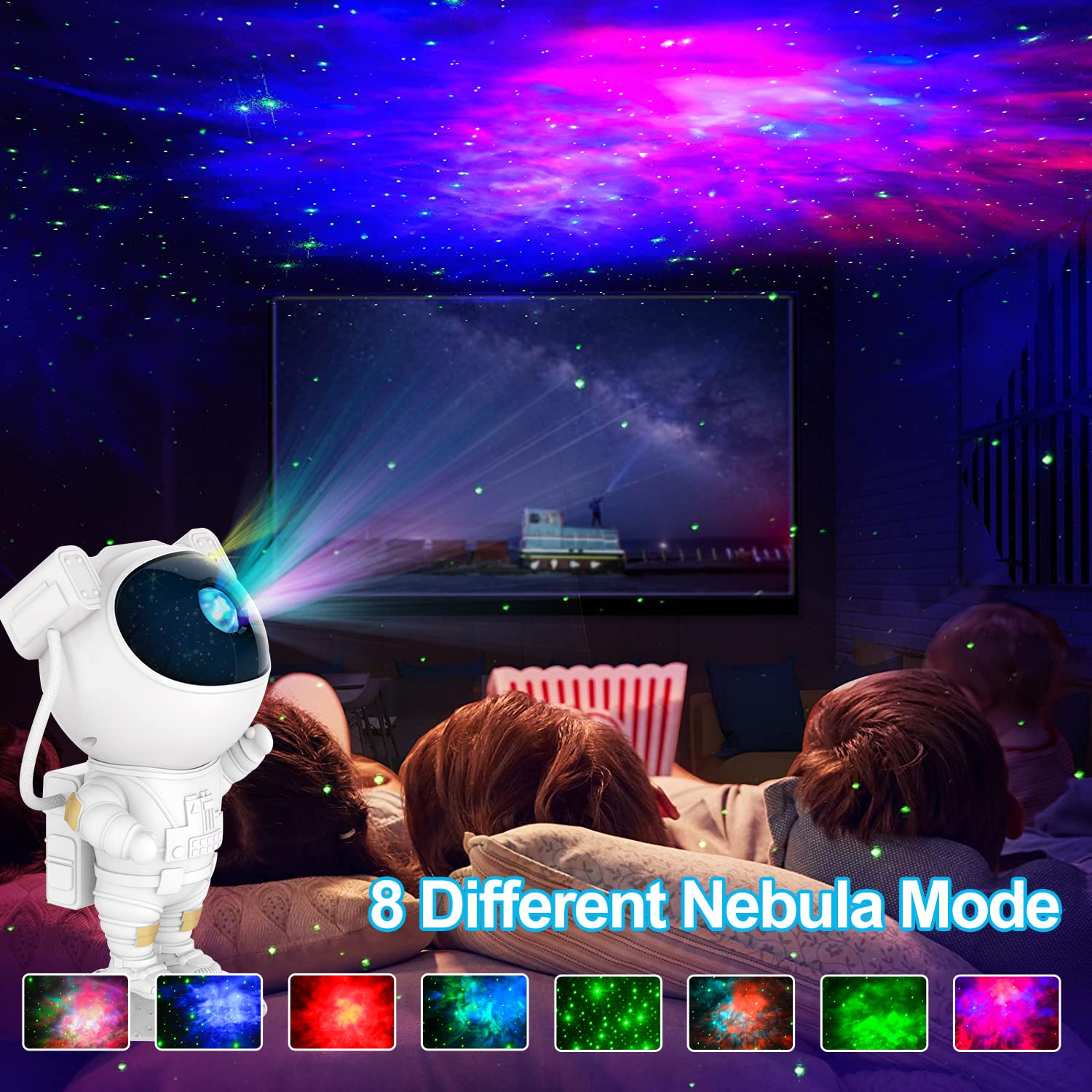 Astronaut Galaxy Projector with Remote & Timer, Star Night Light – SFYKART view 2