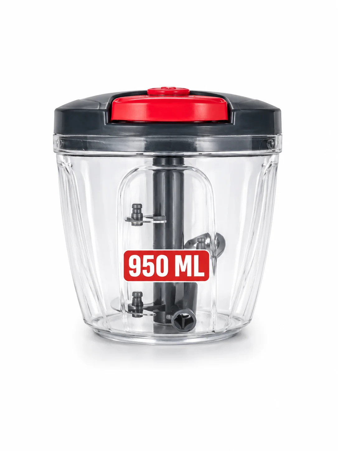 SFYKART Manual Hand Chopper with 6 Stainless Steel Blades