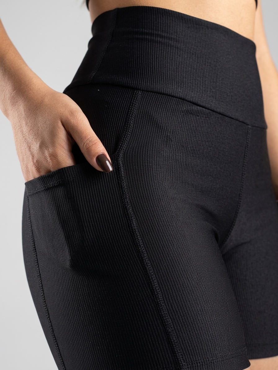 Conjunto Fitness: Top Cropped & Bermuda Biker - 2