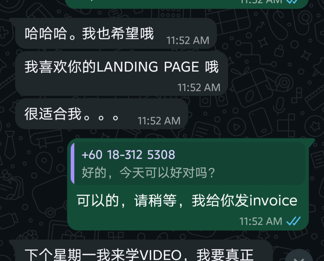 Customer WhatsApp Feedback 10