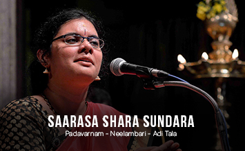  Saarasa Shara Sundara - Padavarnam - Neelambari - Adi Tala 