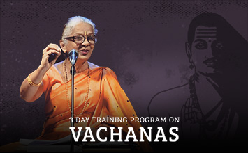 3 DAY TRAINING PROGRAM ON VACHANAS