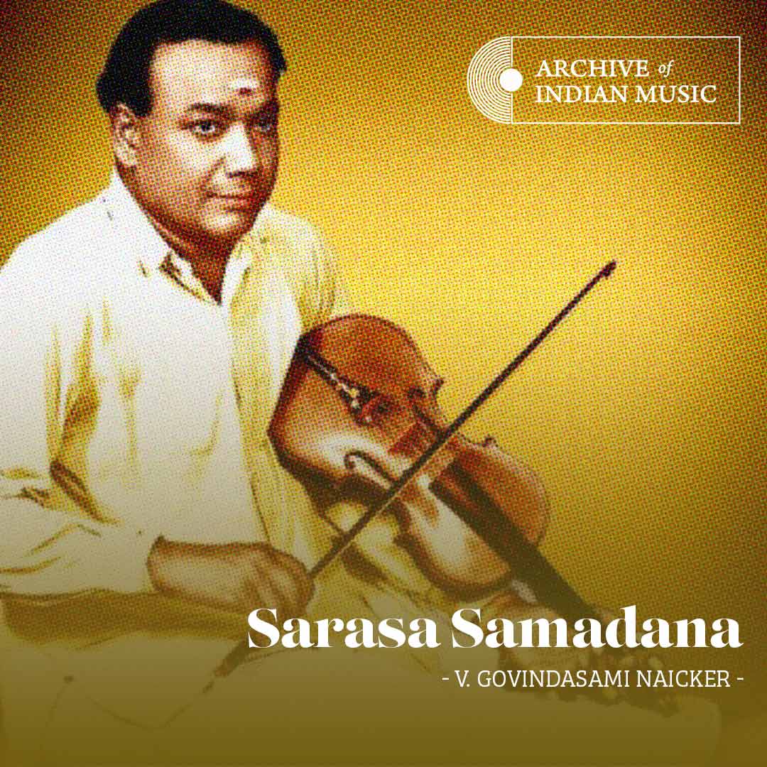 Sarasa Samadana - V Govindasami Naicker - AIM
