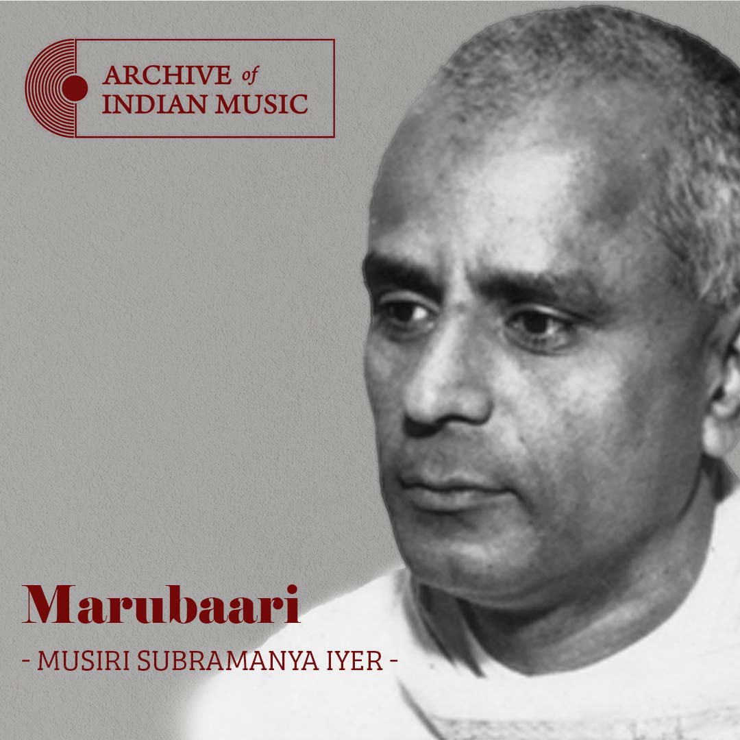 Marubaari- Musiri Subramania Iyer- AIM