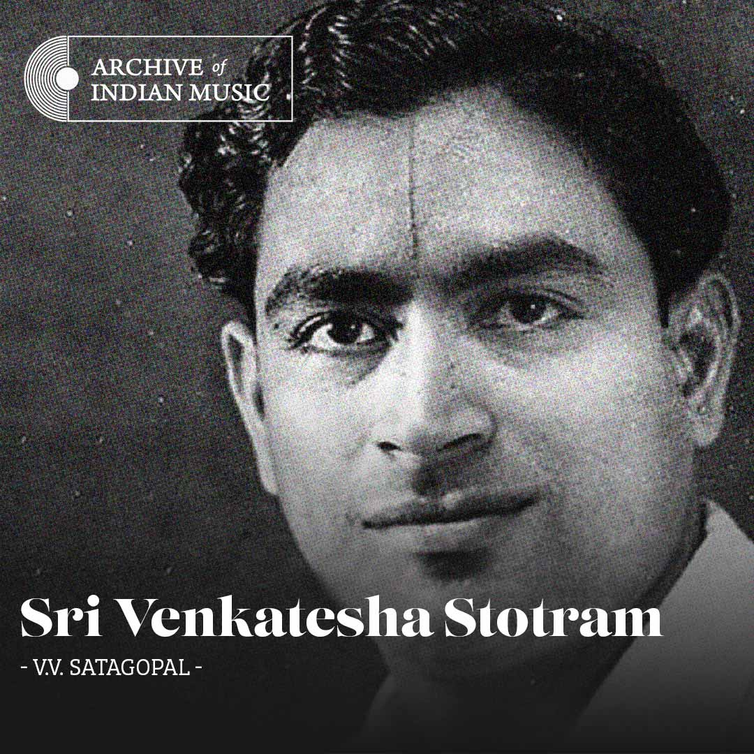 Sri Venkatesha Stotram - V V Satagopal - AIM