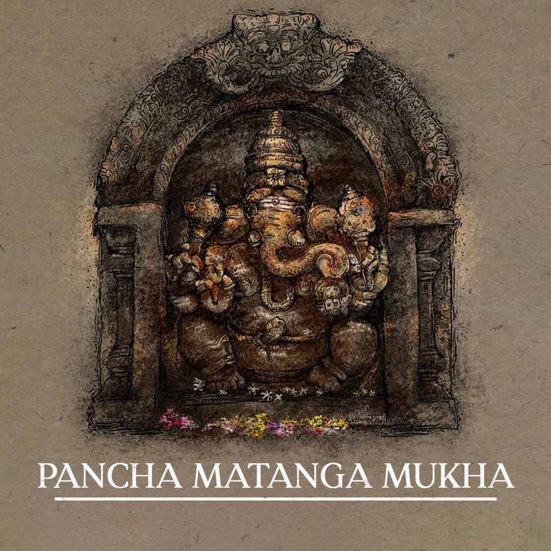 Pancha Matanga Mukha - Lord Ganesha - Dikshitanubhavah