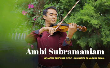 Ambi Subramaniam - Vasantha Panchami 2020 - Bharatiya Samagana Sabha