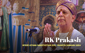 RK Prakash - Mysore Asthana Sangeethotsava 2019 - Bharatiya Samagana Sabha