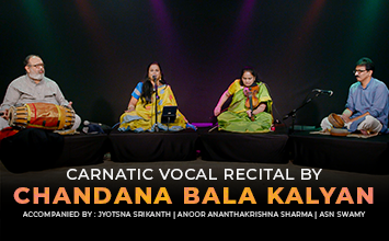 Carnatic Vocal Recital by Chandana Bala Kalyan