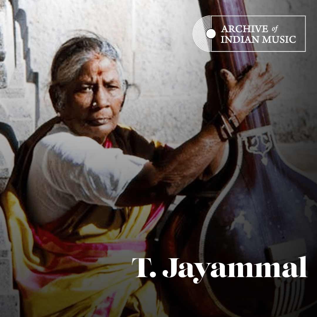 T Jayammal - Archive of Indian Music