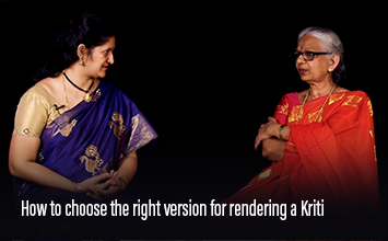 8 How to choose the right version  for rendering a Kriti
