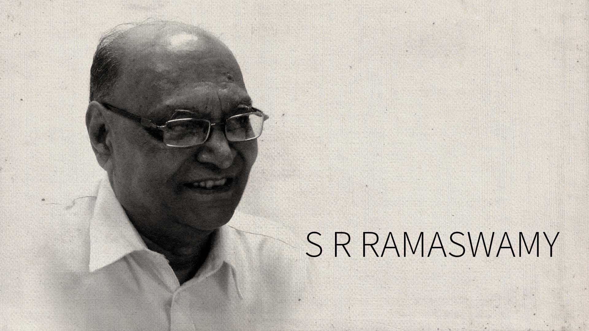 Dr. S R Ramaswamy - Blink Video