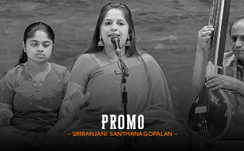 Promo - Sriranjani Santhanagopalan - Svara Cauvery - Bharatiya Saamagaana Sabha