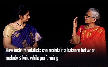 12 How instrumentalists can maintain a balance between melody & lyric while performing 