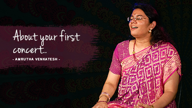 About Your First Concert - Inner Voice - Amrutha Venkatesh