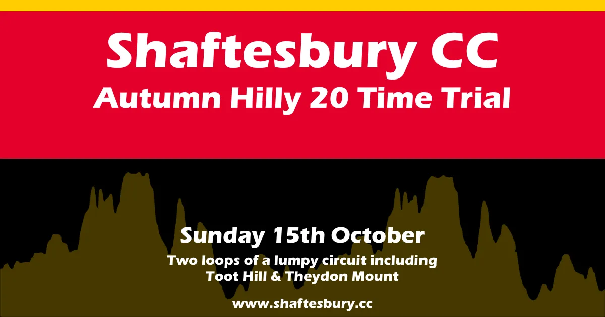 Join us for the Autumn Hilly 20!