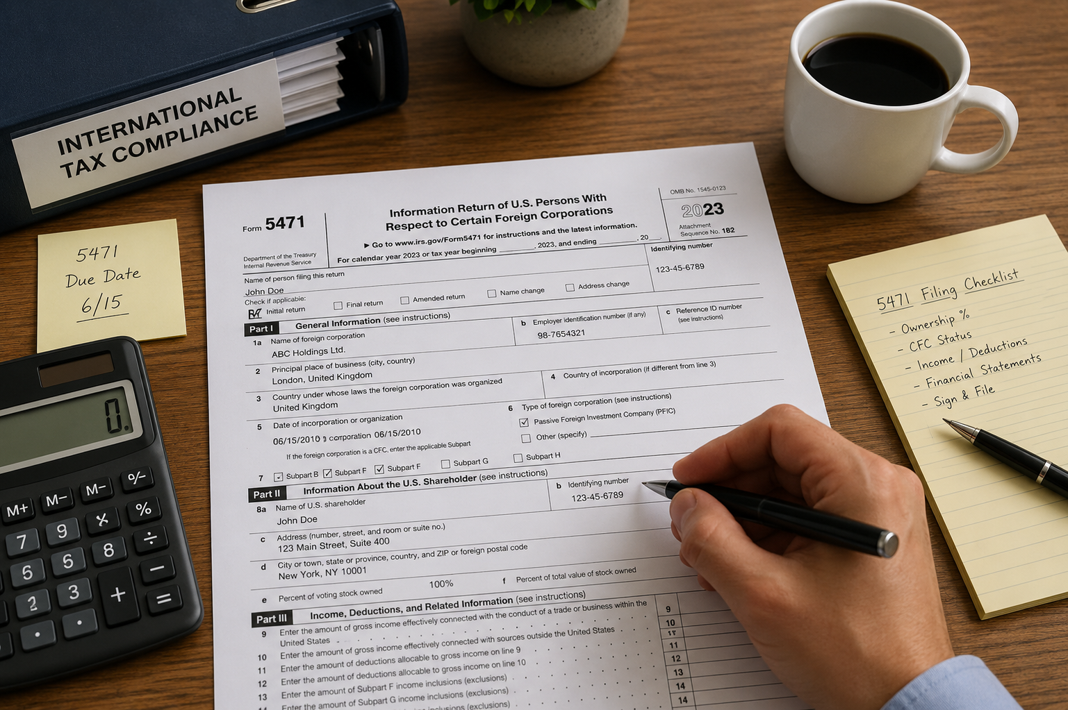 Form 5471: One of the Most Complex and High-Risk International Tax Filings (2026)