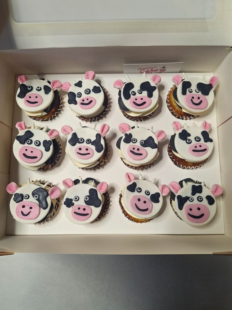 Cow Cupcakes