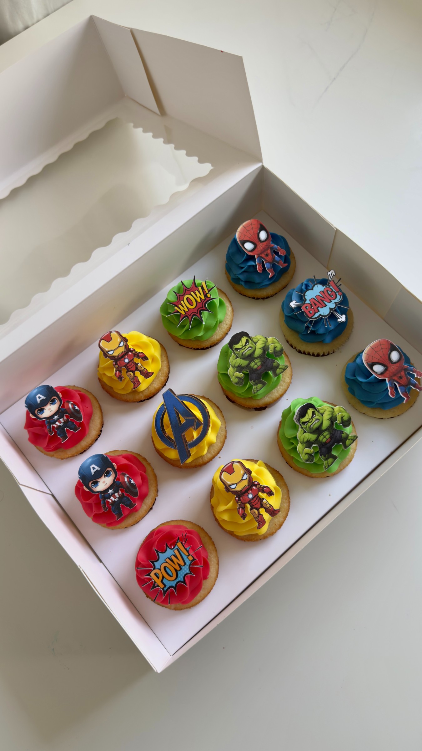 Avengers Cupcakes