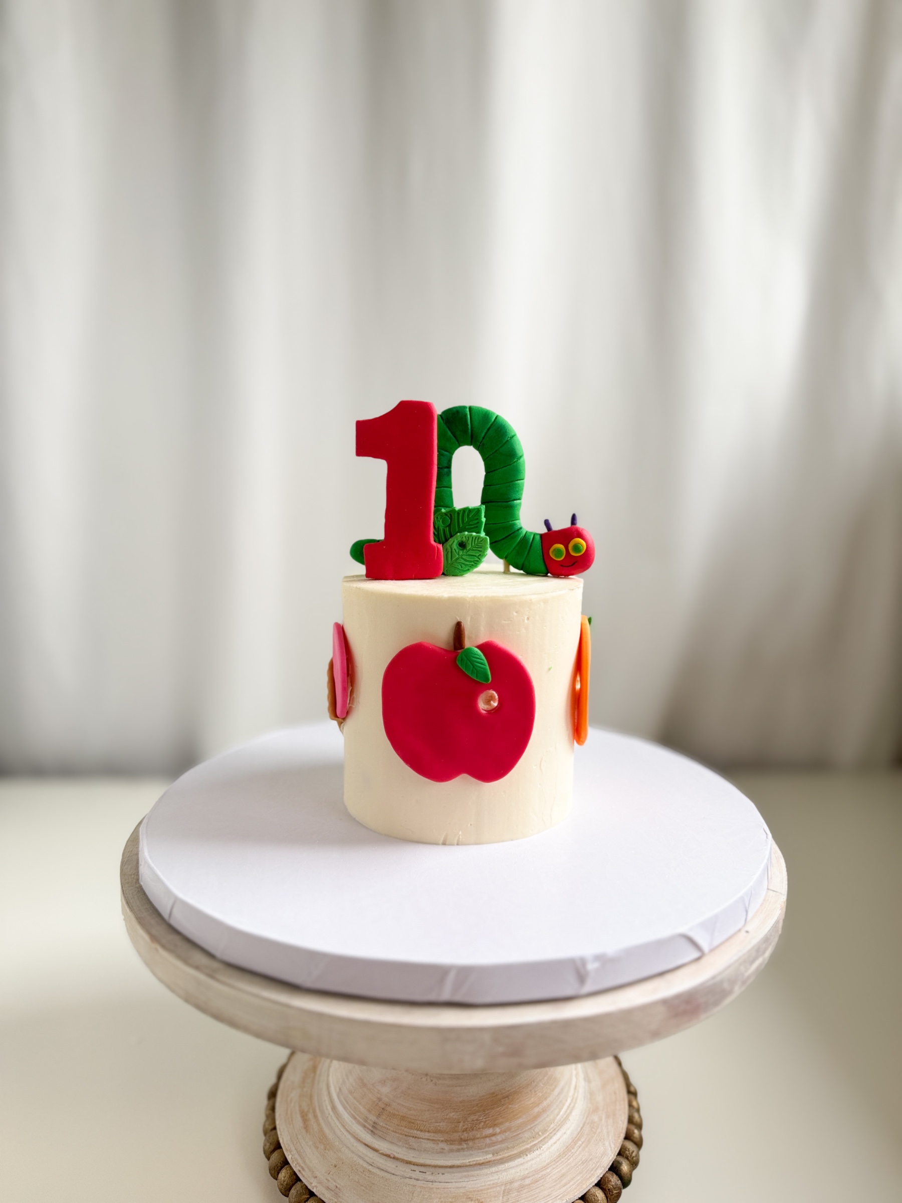 One hungry caterpillar cake