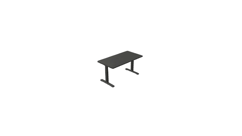 Desk Standing Black Three