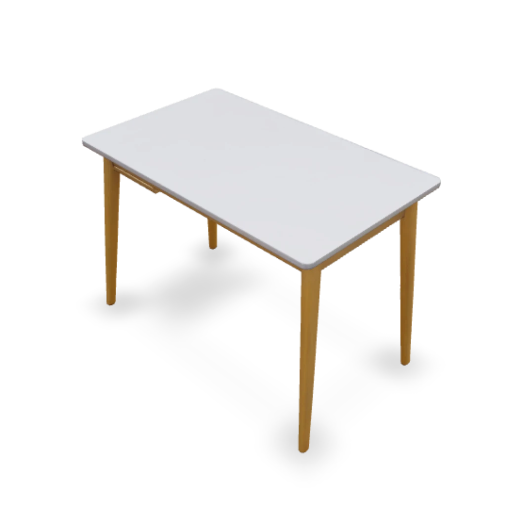 Desk White Oak Three