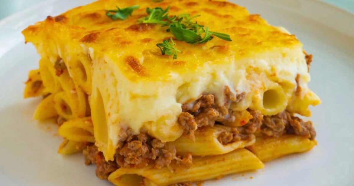 Macaroni bechamelsaus