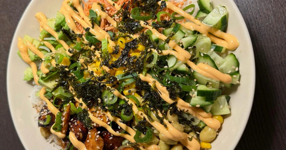 Poke bowl zalm 🍱