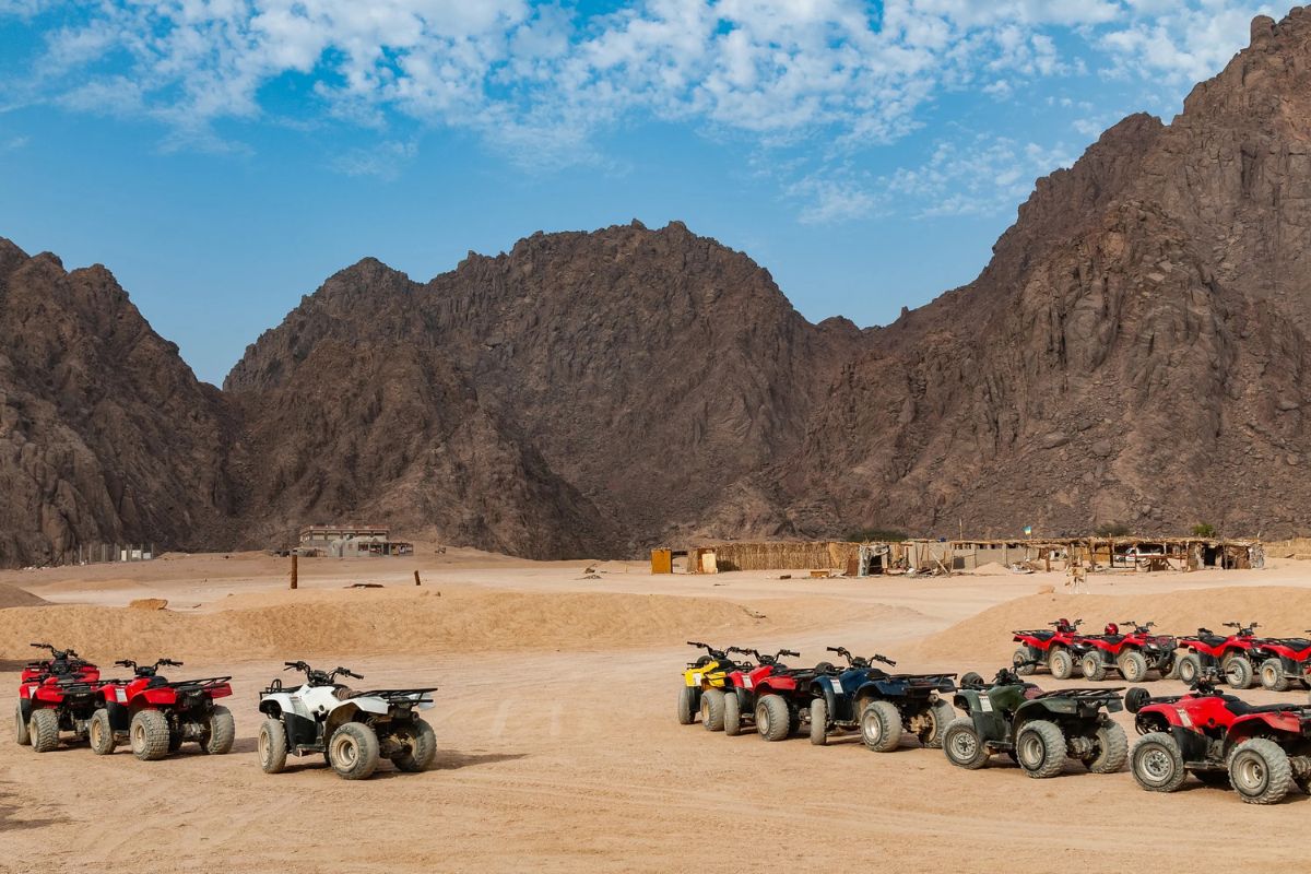 Morning Desert Quad Bike Safari with Camel Ride & Bedouin Camp Hurghada 4