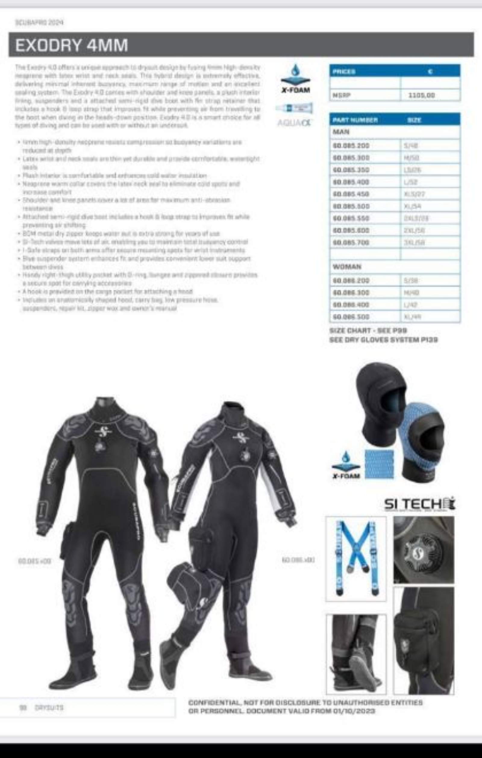 Dry suit for sell