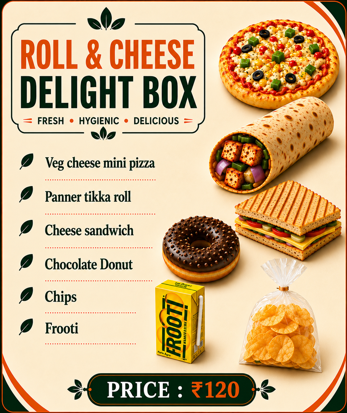 Roll & Cheese Delight Box