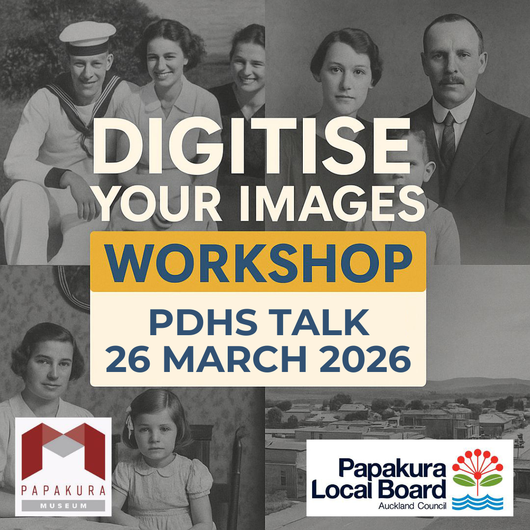 March PDHS Members Meeting - Digitising Your Photos: Before Disaster Strikes - Presented by Tracey Gayner