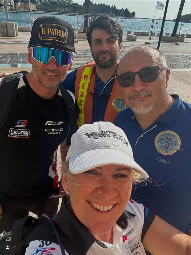 Shelley Jory-Leigh presenting with a microphone
