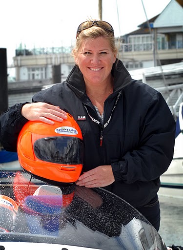 Shelley Jory-Leigh with a trophy