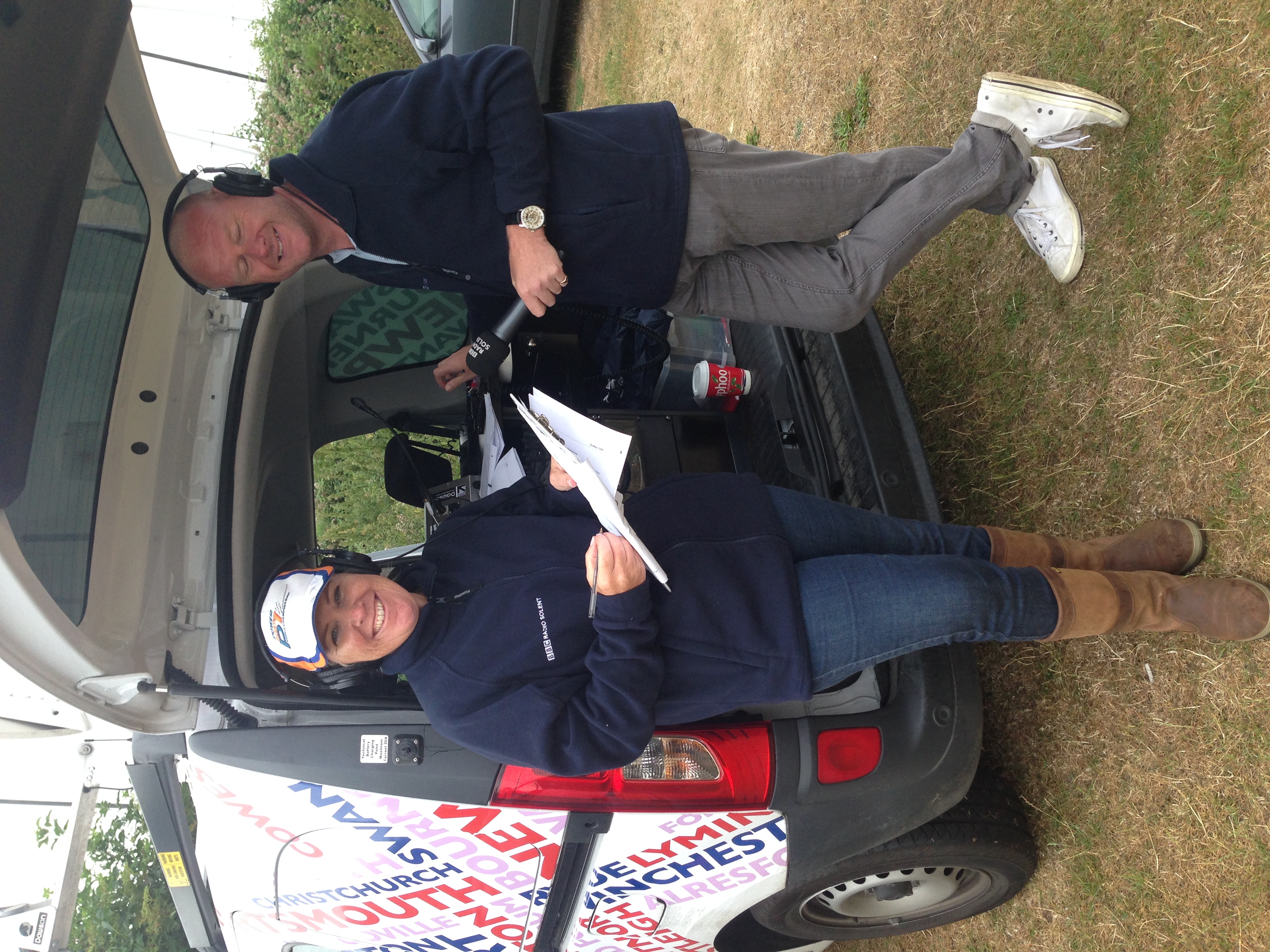 Shelley at BBC Radio Solent