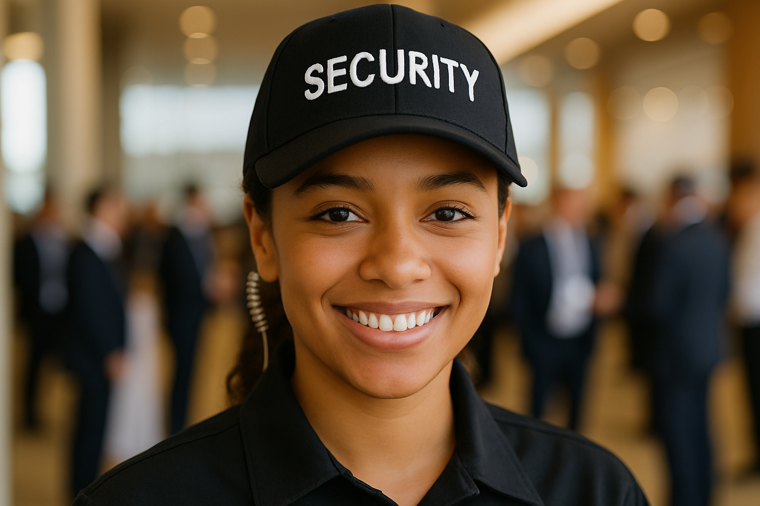 Event security overseeing a corporate function