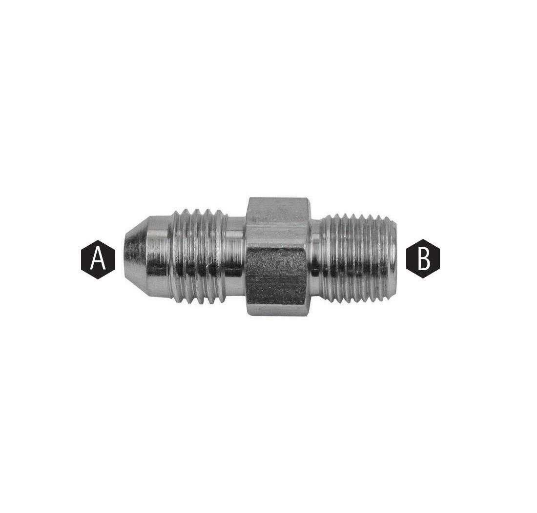 ADAPTOR 45° 3/8x24 JIC - 1/8x27 NPT