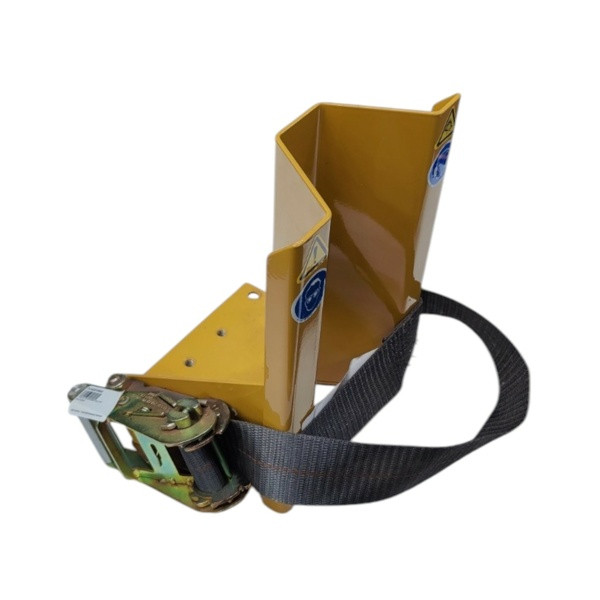 DYNO WHEEL STOP YELLOW WITH STRAP