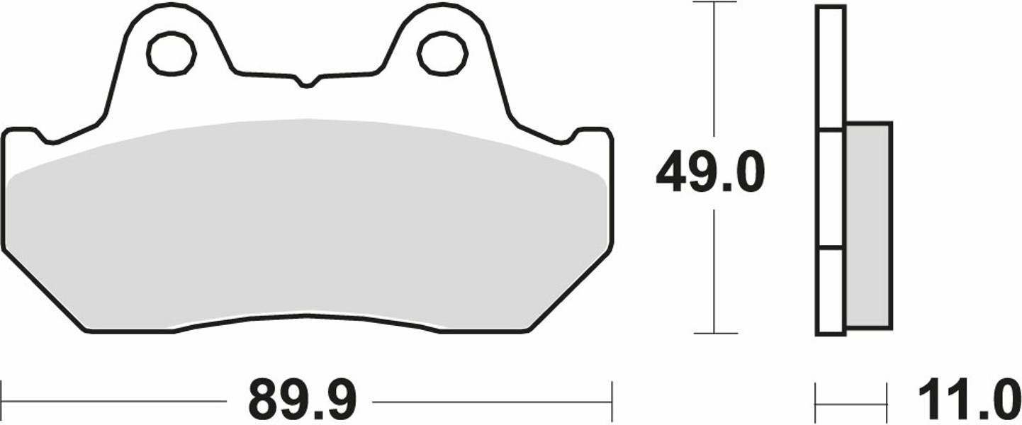 BROMSBELÄGG LMP142SR
